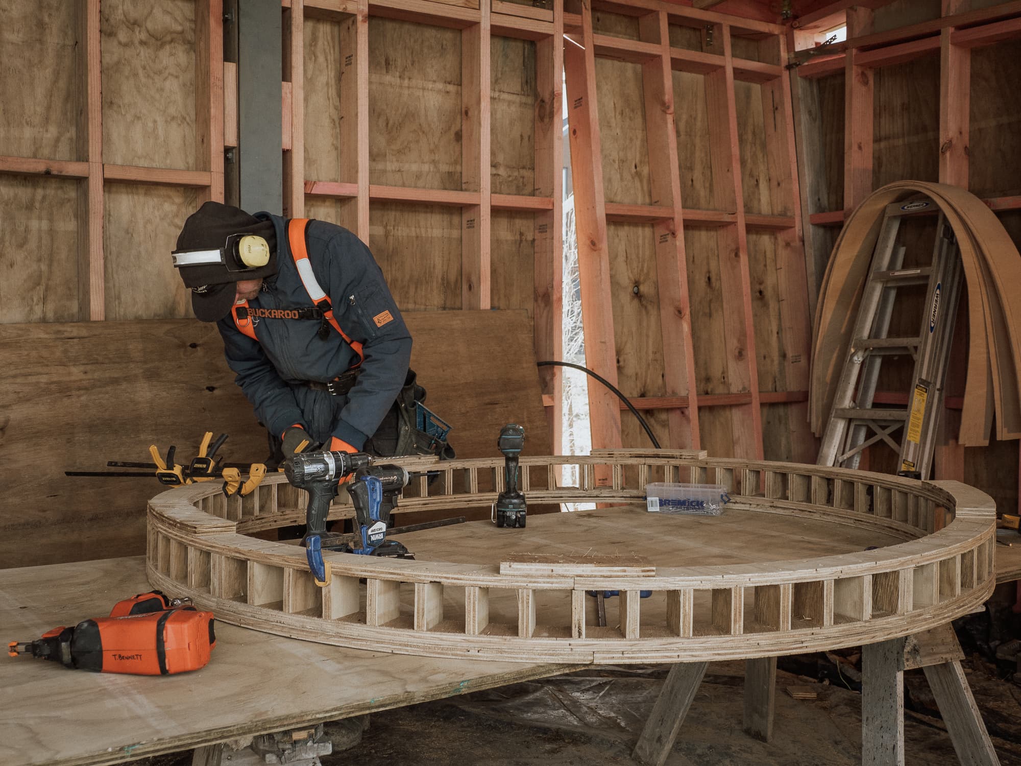 The Woolshed — exterior detail on site